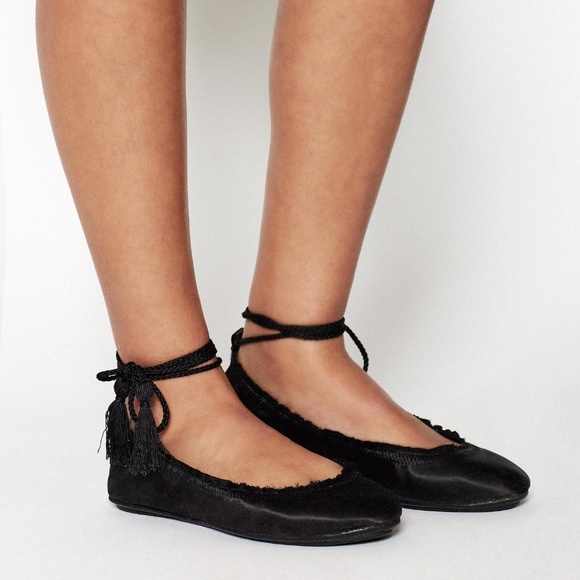 Joie Shoes - NEW JOIE Bandele Black Ballet Flats sz 40